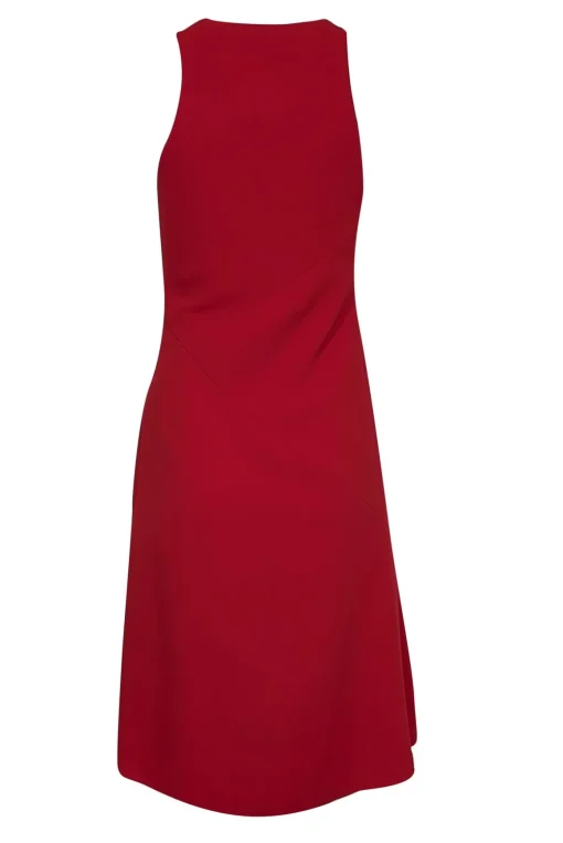 Rachel Roy - Red Sleeveless Midi Layered Bottom Dress Sz 2