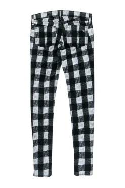 Rag & Bone - Black & Gray Plaid Skinny Jeans Sz 26