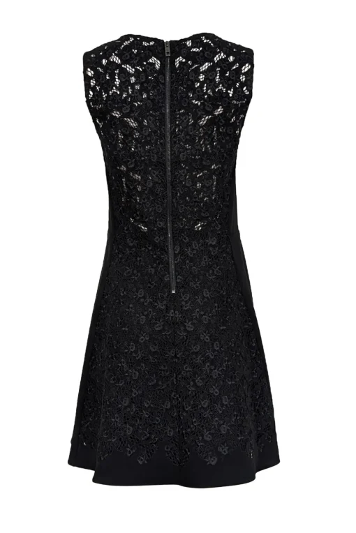 Rag & Bone - Black Sleeveless Lace Detail Dress Sz 0