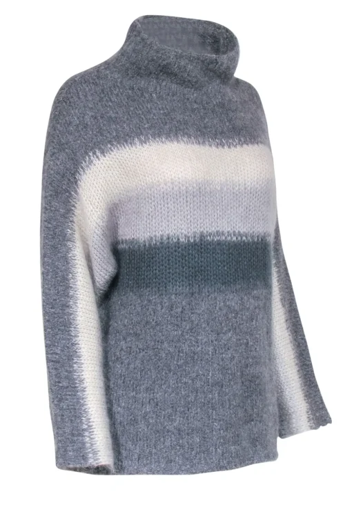 Rag & Bone - Grey Ombre Turtleneck Sweater Sz S