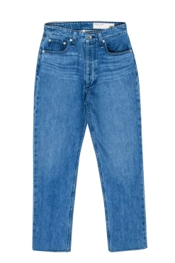Rag & Bone - Medium Wash High Rise Cigarette Leg Jeans Sz 0