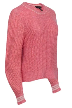 Rag & Bone - Salmon Pink Blend Knit Sweater Sz M