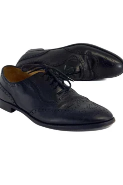 Ralph Lauren Collection - Black Leather Oxfords Sz 9