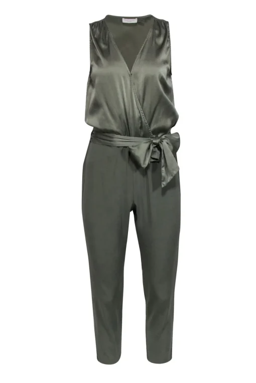 Ramy Brook - Sage Green Sleeveless Jumpsuit Sz S