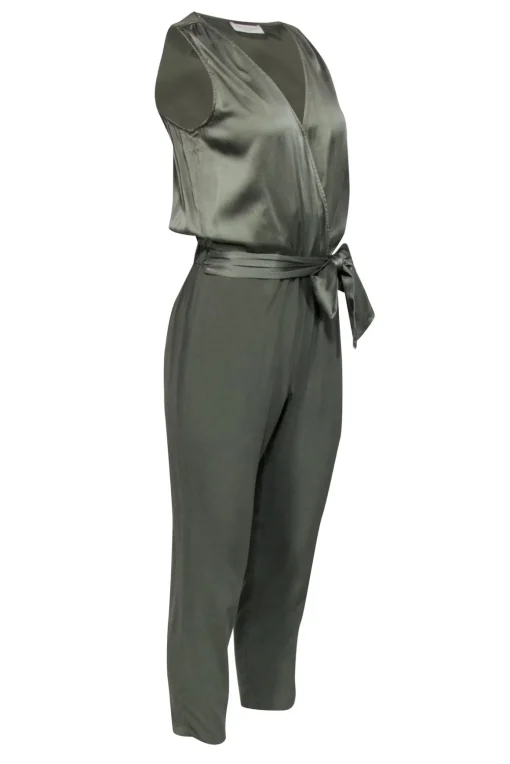 Ramy Brook - Sage Green Sleeveless Jumpsuit Sz S