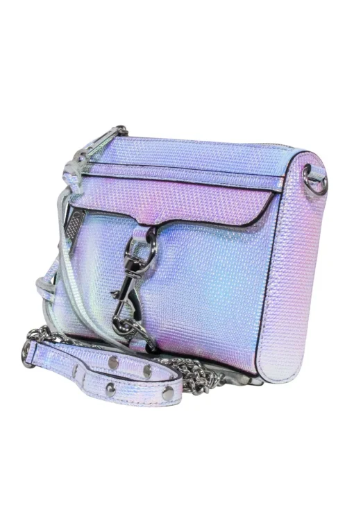 Rebecca Minkoff - Opal Iridescent Crossbody Bag w/ Chain Strap