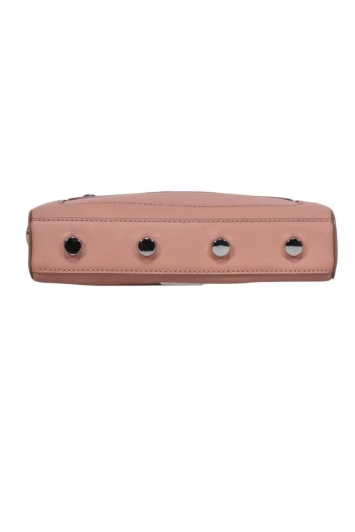 Rebecca Minkoff - Peach Pink Saffiano Leather Crossbody Bag