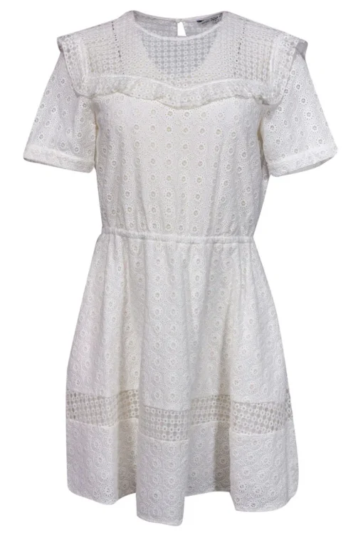 Rebecca Minkoff - White Eyelet Lace Sundress Sz 4