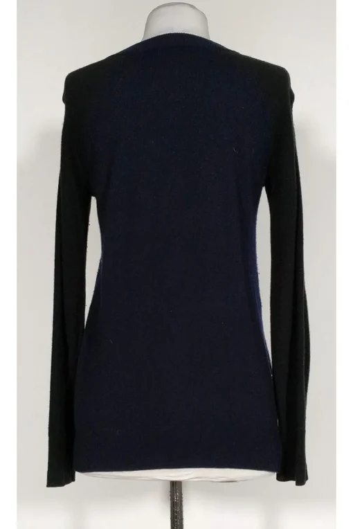 Rebecca Taylor - Black & Navy Rhinestone Sweater Sz XS