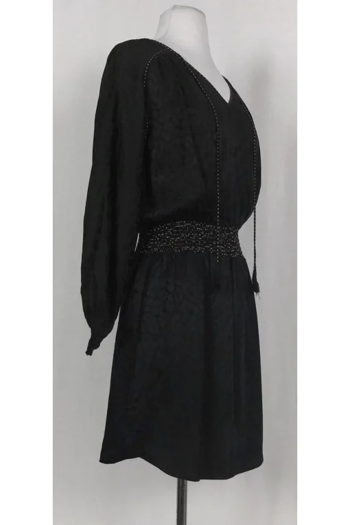 Rebecca Taylor - Black Animal Print Dress Sz 6