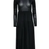Rebecca Taylor - Black Mock Neck Maxi Dress Sz XS