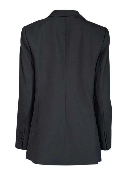 Rebecca Taylor - Black Ruffle Trim Blazer Sz 10