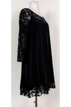 Rebecca Taylor - Black Silk Lace Dress Sz 6