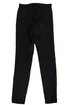 Rebecca Taylor - Black Textured Leggings Sz 4