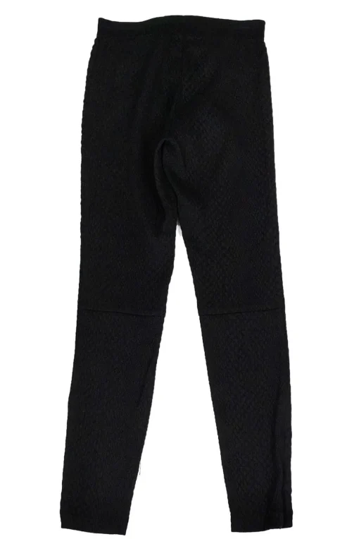 Rebecca Taylor - Black Textured Leggings Sz 4