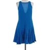 Rebecca Taylor - Blue Sleeveless Flared Dress Sz 2