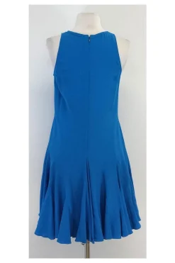 Rebecca Taylor - Blue Sleeveless Flared Dress Sz 2