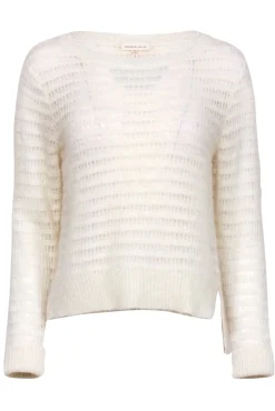 Rebecca Taylor - Cream Open Knit Sweater Sz M