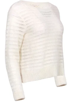 Rebecca Taylor - Cream Open Knit Sweater Sz M