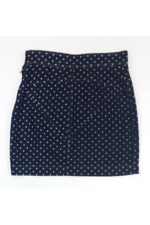 Rebecca Taylor - Denim Polka Dot Miniskirt Sz 8