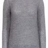 Rebecca Taylor - Grey & Light Pink Blend Knit Sweater Sz S