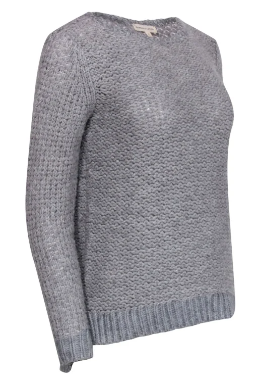 Rebecca Taylor - Grey & Light Pink Blend Knit Sweater Sz S