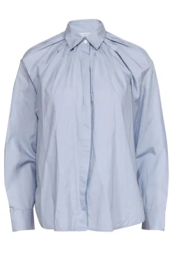 Rebecca Taylor - Light Blue Button Down Shirt w/ Yoked Sleeves Sz S