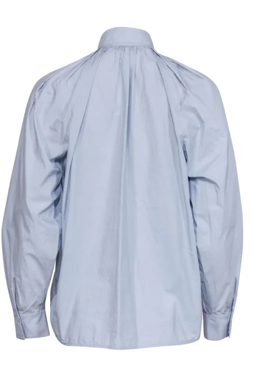 Rebecca Taylor - Light Blue Button Down Shirt w/ Yoked Sleeves Sz S