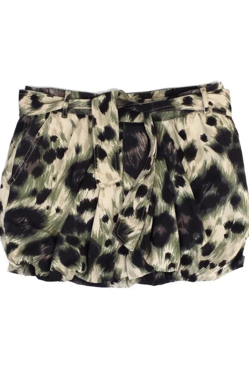 Red Valentino - Animal Print Cotton Bubble Skirt Sz 6