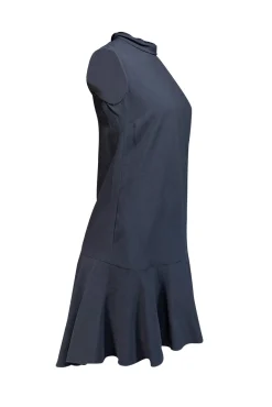 Red Valentino - Black Sleeveless Tie Back Neckline Dress Sz 4
