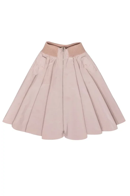Red Valentino - Blush Pink Cargo Midi Flared Skirt Sz 4