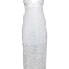 Reformation - Ivory Lace Sleeveless Midi Dress Sz 6