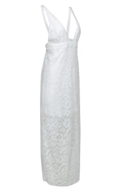 Reformation - Ivory Lace Sleeveless Midi Dress Sz 6