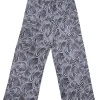 Reformation - White & Brown Print Linen Pants Sz M