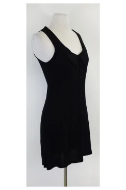 Reiss - Black Sleeveless Peter Pan Collar Dress Sz XS
