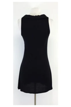 Reiss - Black Sleeveless Peter Pan Collar Dress Sz XS