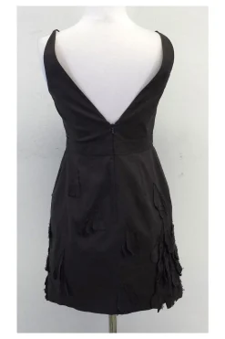 Robert Rodriguez - Dark Grey Pleat Design Dress Sz 0