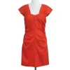 Robert Rodriguez - Deep Orange Gathered Dress Sz 4