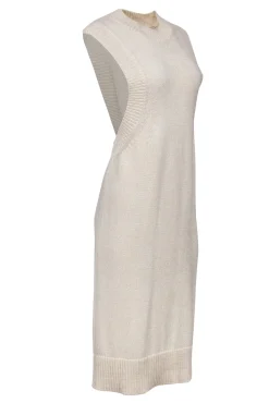 Rodebjer -  Cream Knit Sleeveless Dress Sz XS