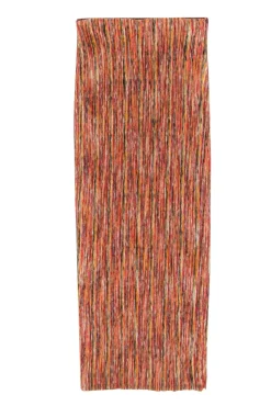Ronny Kobo - Orange & Brown Multicolor Mix Knit Maxi Skirt Sz L