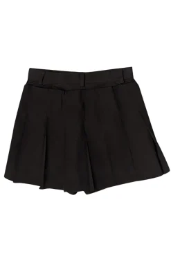 Sacai - Black Pleated Overlay Skort Sz M