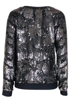 Sachin & Babi - Aditya Sequined Silk Sweatshirt Sz 6