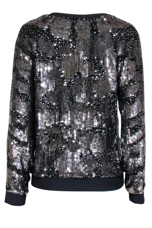 Sachin & Babi - Aditya Sequined Silk Sweatshirt Sz 6
