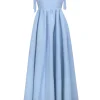 Sachin & Babi - Light Blue Tie-Strap A-Line Floor Length Dress Sz 4