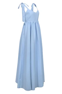 Sachin & Babi - Light Blue Tie-Strap A-Line Floor Length Dress Sz 4