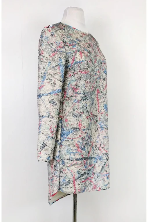 Sachin & Babi - Splatter Print Sequin Dress Sz 2