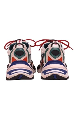 Sandro - Green, White, & Red Chunky Sneakers Sz 5.0