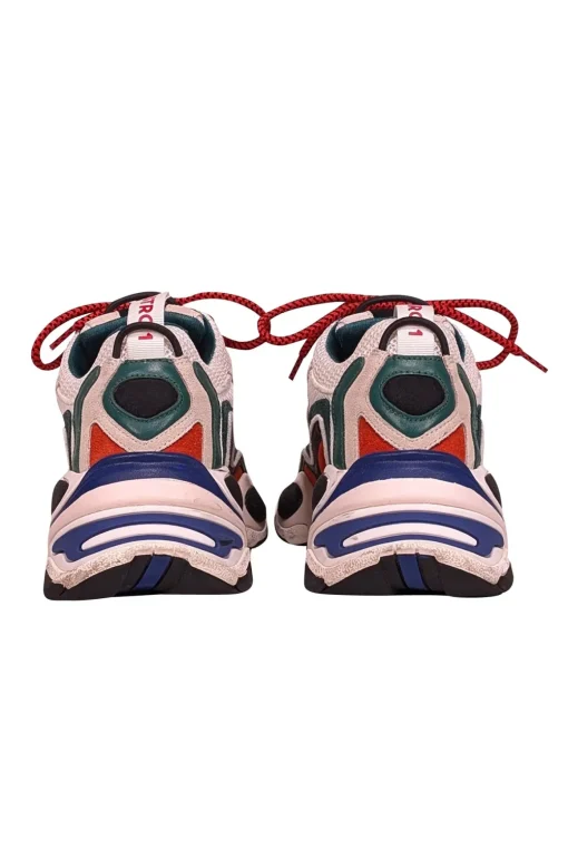 Sandro - Green, White, & Red Chunky Sneakers Sz 5.0
