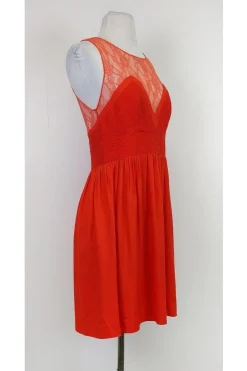 Sandro - Orange Lace Dress Sz M