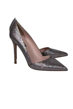 Sarah Jessica Parker - Silver & Multi Color Glitter Pumps Sz 8